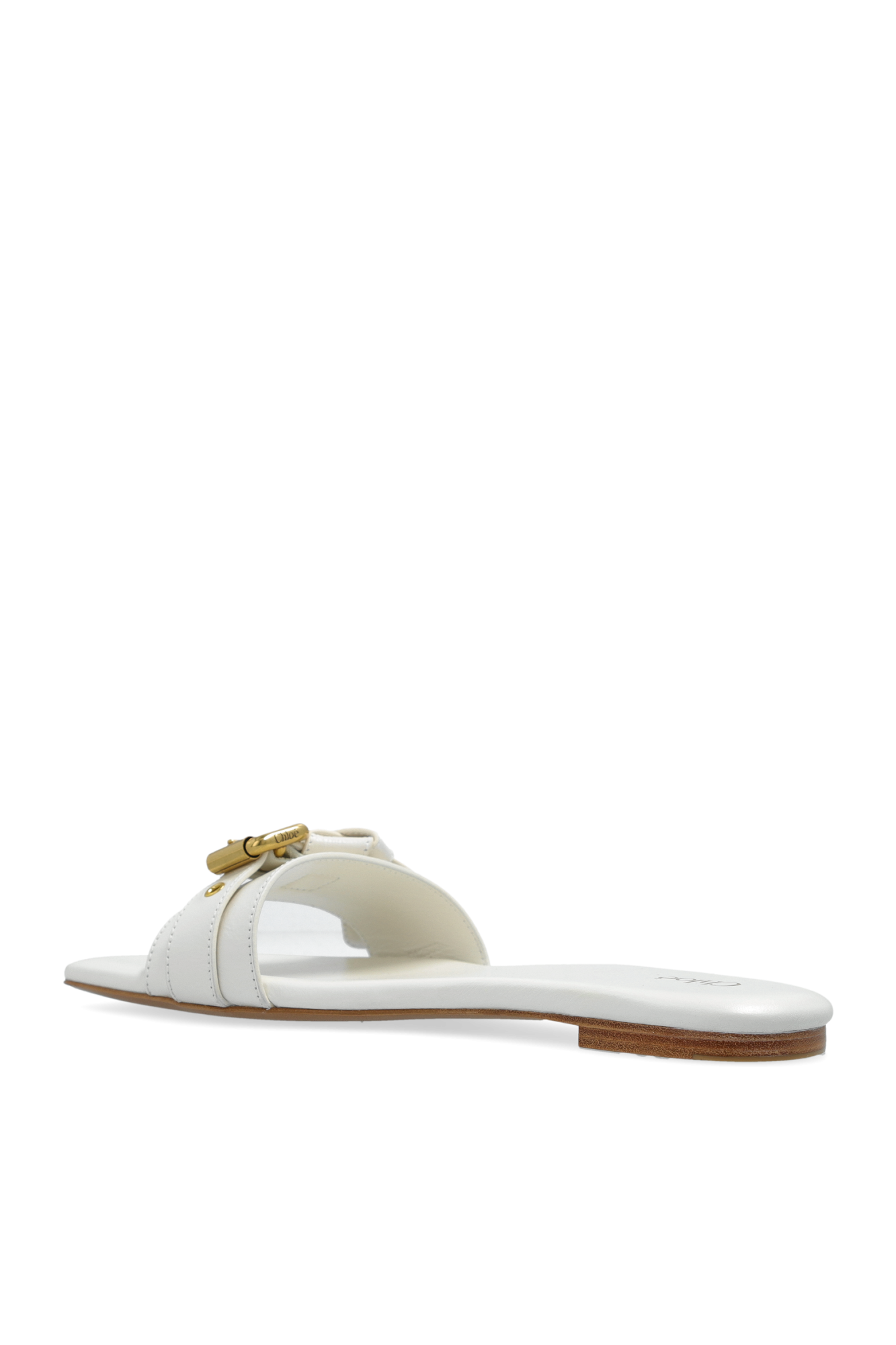 サンダル・ミュール Chloe SS25 'Mae' slides (CHC25S08NQJ 26M) Chloé Mae Slides | Black | FARFETCH